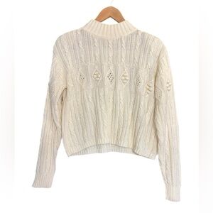 Unique vintage cream colored sweater